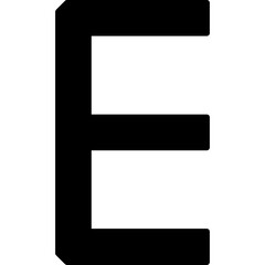 Capital E Icon