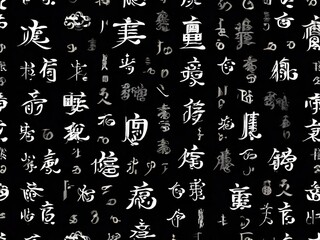 seamless pattern with alphabet