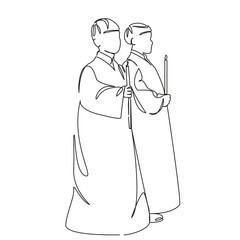 boys from the church choir