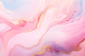 Pink Gold Marble Abstract Swirl Background, Liquid Marble Design