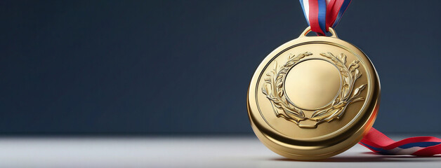 Olympics - 3D Render Gold Medal Isolated