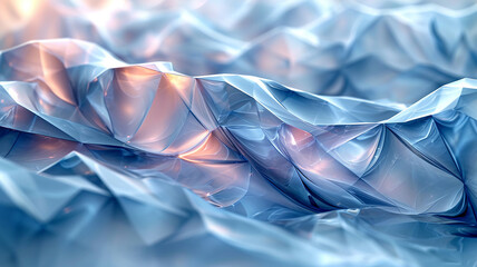 Beautiful background of fused flowing glass