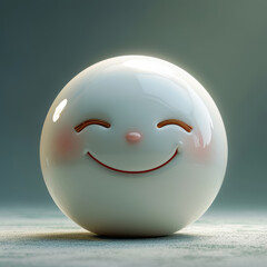 White emotion cartoon bubble emoticons for social media , Character emoji message on application
