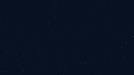 Obraz premium Dark background with small particles in yellow
