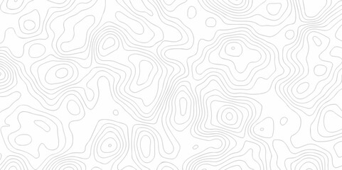 Topographic map. Geographic mountain relief. Abstract lines background. Contour maps. Vector illustration, Topo contour map on white background, Topographic contour lines vector map seamless pattern.