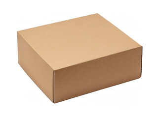 cardboard box on a white background.