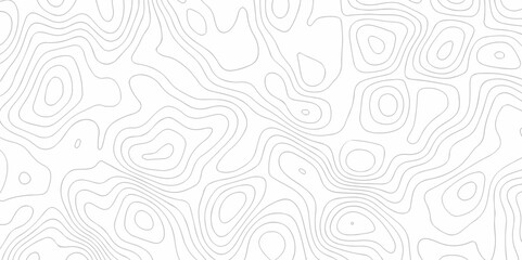 Topographic map. Geographic mountain relief. Abstract lines background. Contour maps. Vector illustration, Topo contour map on white background, Topographic contour lines vector map seamless pattern.