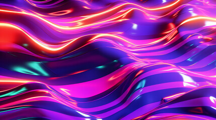 holographic neon foil background