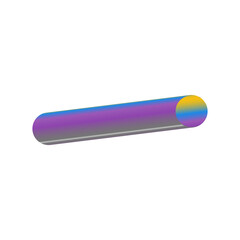 An abstract cut out transparent futuristic gradient streak design element.