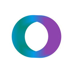 An abstract cut out transparent futuristic gradient streak design element.