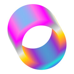 An abstract cut out transparent futuristic gradient streak design element.