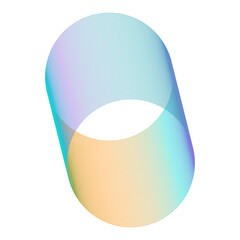 An abstract cut out transparent futuristic gradient streak design element.