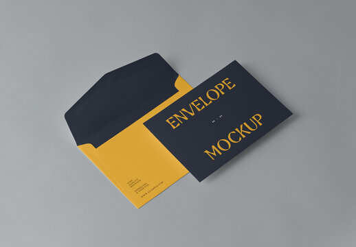 Two Small Envelopes Mockup