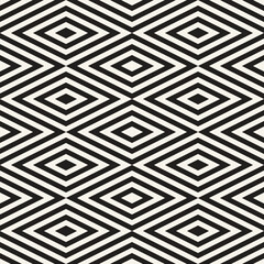 Vector seamless pattern. Repeating geometric elements. Stylish monochrome background design.