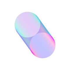 An abstract cut out transparent futuristic gradient streak design element.