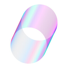 An abstract cut out transparent futuristic gradient streak design element.