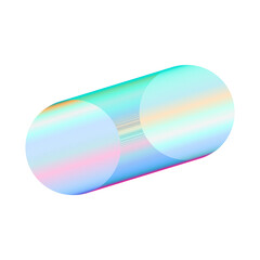 An abstract cut out transparent futuristic gradient streak design element.