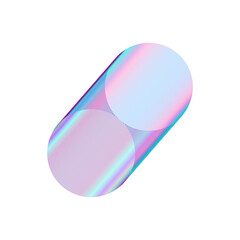 An abstract cut out transparent futuristic gradient streak design element.