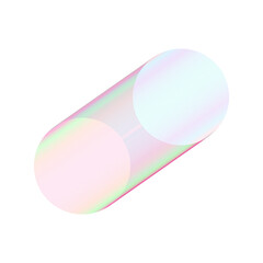 An abstract cut out transparent futuristic gradient streak design element.