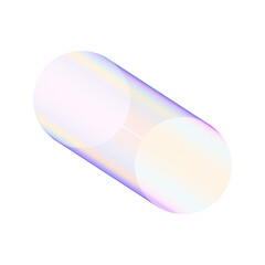 An abstract cut out transparent futuristic gradient streak design element.
