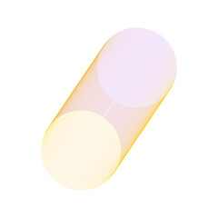 An abstract cut out transparent futuristic gradient streak design element.