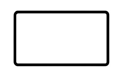 Tablet PC isolated on white background. Modern digital device with blank screen, ideal for technology, communication, and digital lifestyle concepts