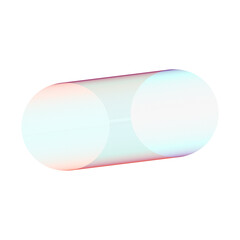 An abstract cut out transparent futuristic gradient streak design element.