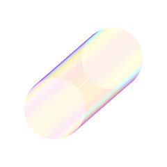 An abstract cut out transparent futuristic gradient streak design element.