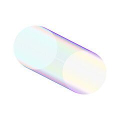 An abstract cut out transparent futuristic gradient streak design element.