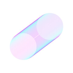An abstract cut out transparent futuristic gradient streak design element.