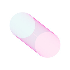 An abstract cut out transparent futuristic gradient streak design element.