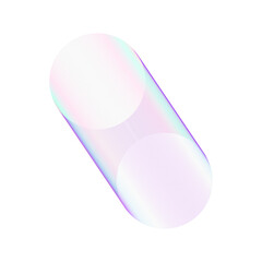 An abstract cut out transparent futuristic gradient streak design element.