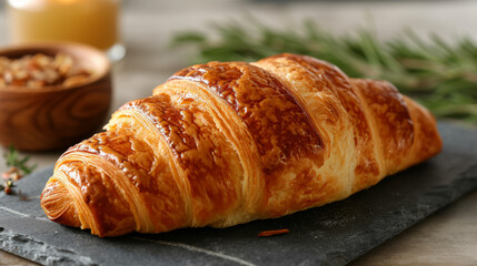 croissant product photo well decorated