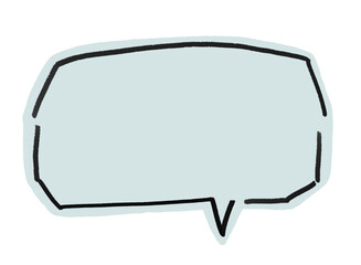 手書きの四角い吹き出し