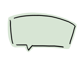 手書きの四角い吹き出し