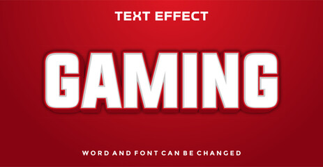 Gaming editable text effect