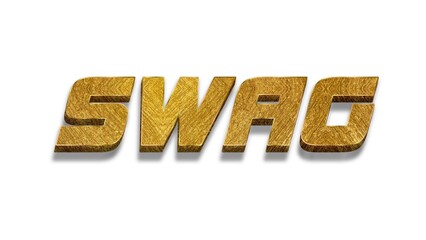 3D Swag text banner art