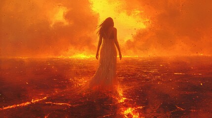 Walking on Fire: A Sizzling Summer Night Generative AI