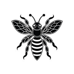 Bee graphic vector EPS