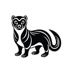Ferret graphic vector EPS
