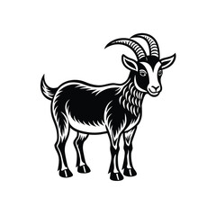 Goat graphic vector EPS