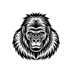 Gorilla graphic vector EPS