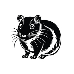 Hamster graphic vector EPS