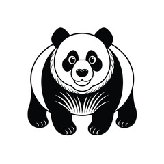 Panda graphic vector EPS