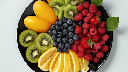 fruit salad in a bowl