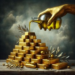 El aceite de oliva un artículo de lujo, el oro líquido.