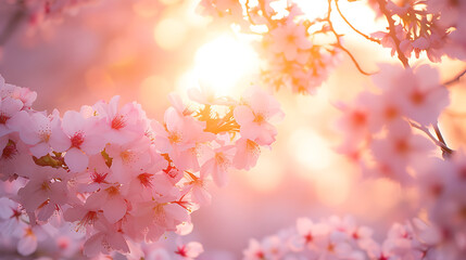 Of Sakura blossoms in Maruyama Park, Kyoto, Japan. Generative AI illustration  - obrazy, fototapety, plakaty
