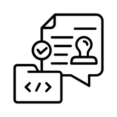 File line icon Illustration vector grapic