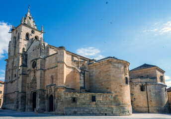 Sta. Maria Magdalena church in Torrelaguna. Madrid. Spain. Europe.