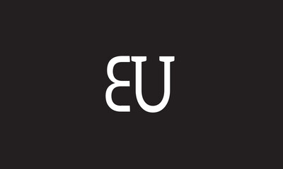 BU, UB, U, B Abstract Letters Logo Monogram